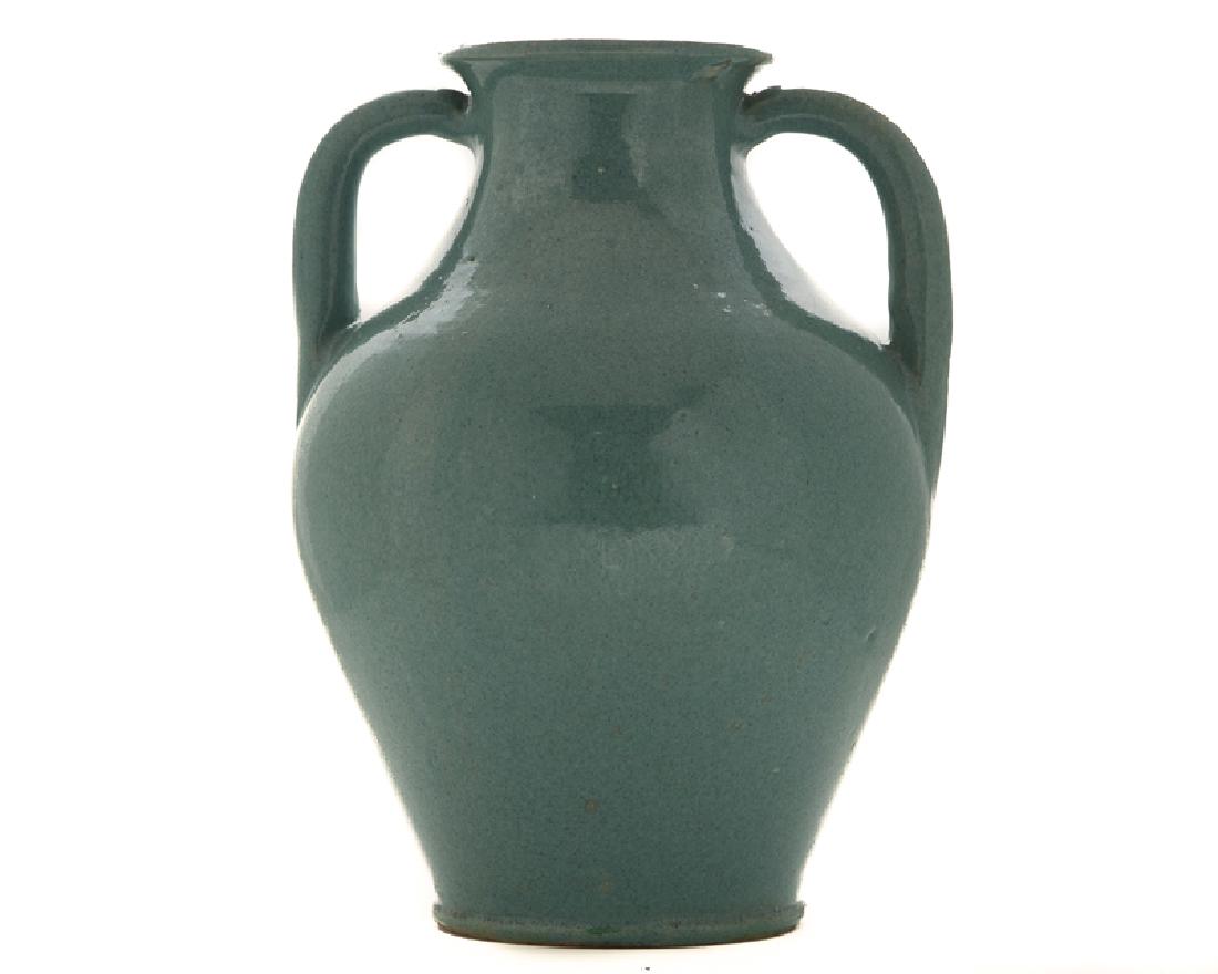 A California glazed handled vase (1 of 1)