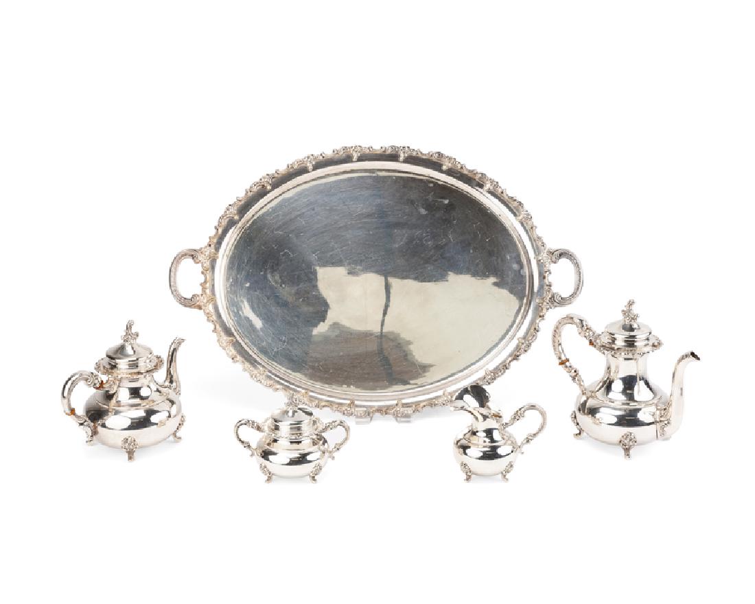 A sterling silver coffee/tea service (1 of 3)