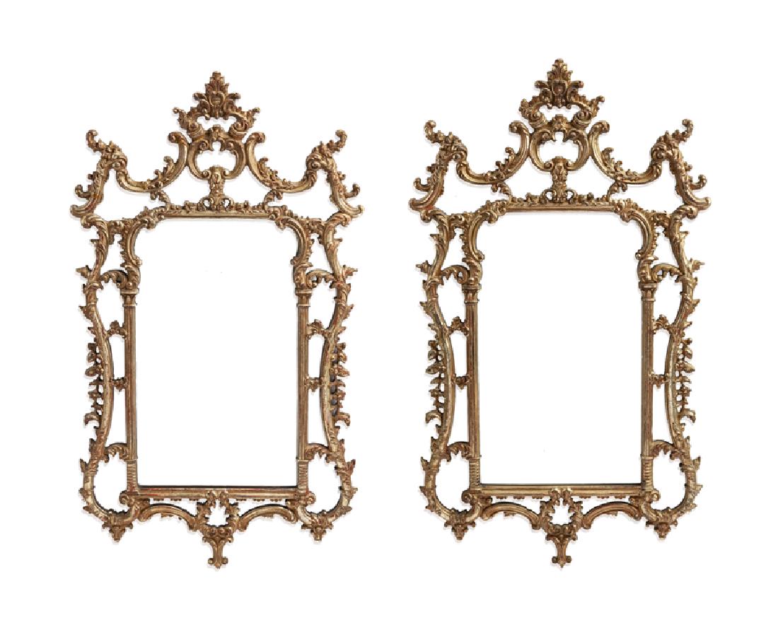 A pair of Continental-style wall mirrors (1 of 1)