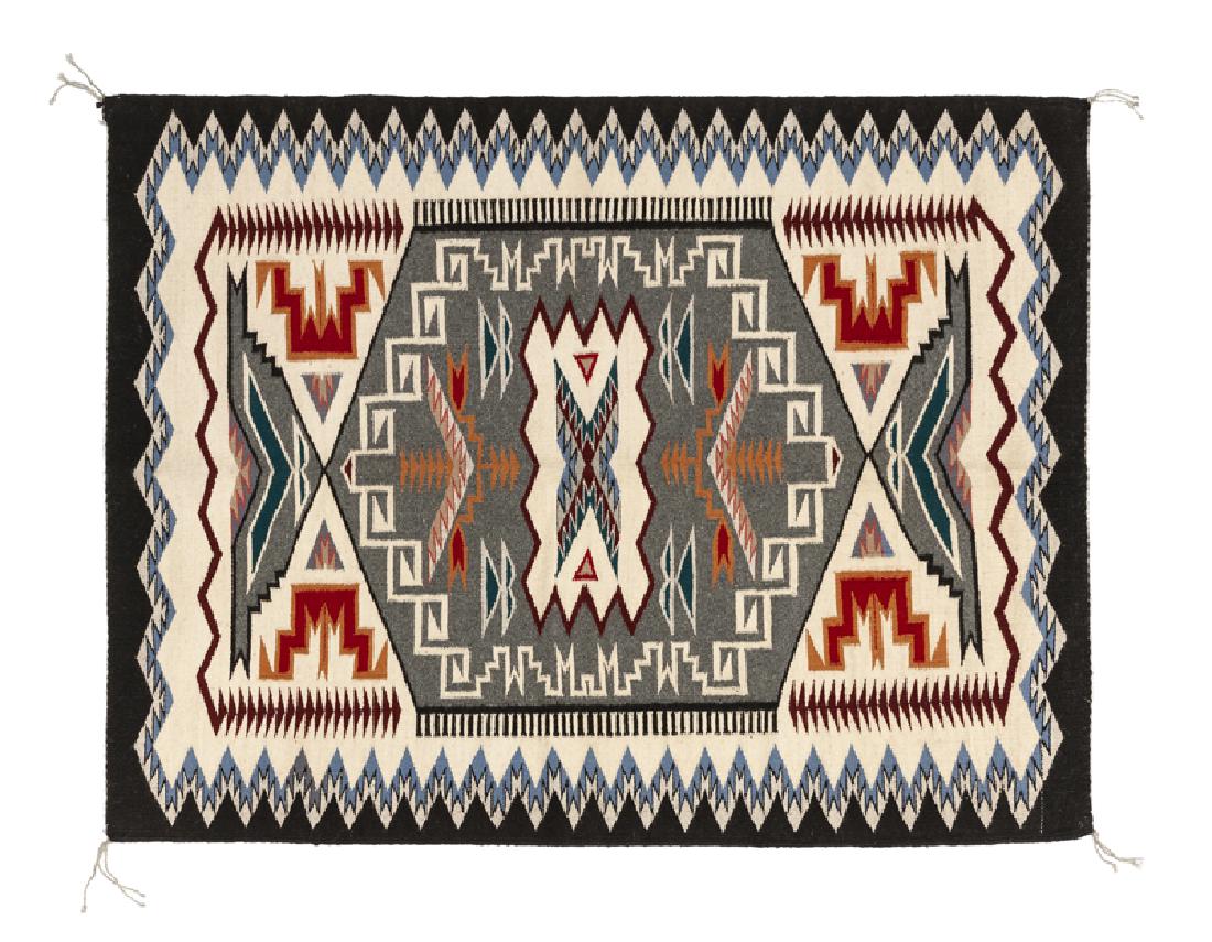 A Navajo Teec Nos Pos area rug (1 of 3)