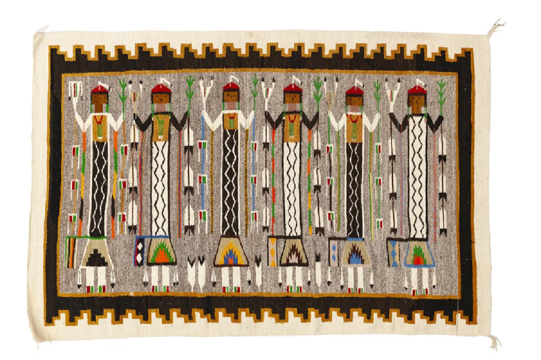 A Navajo Yei rug (1 of 3)