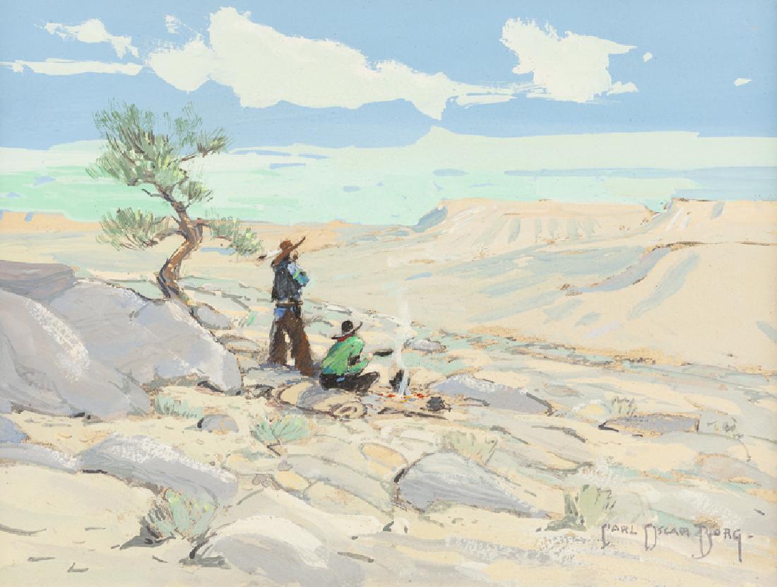 Carl Oscar Borg (1879 - 1947 Santa Barbara, CA) (1 of 4)