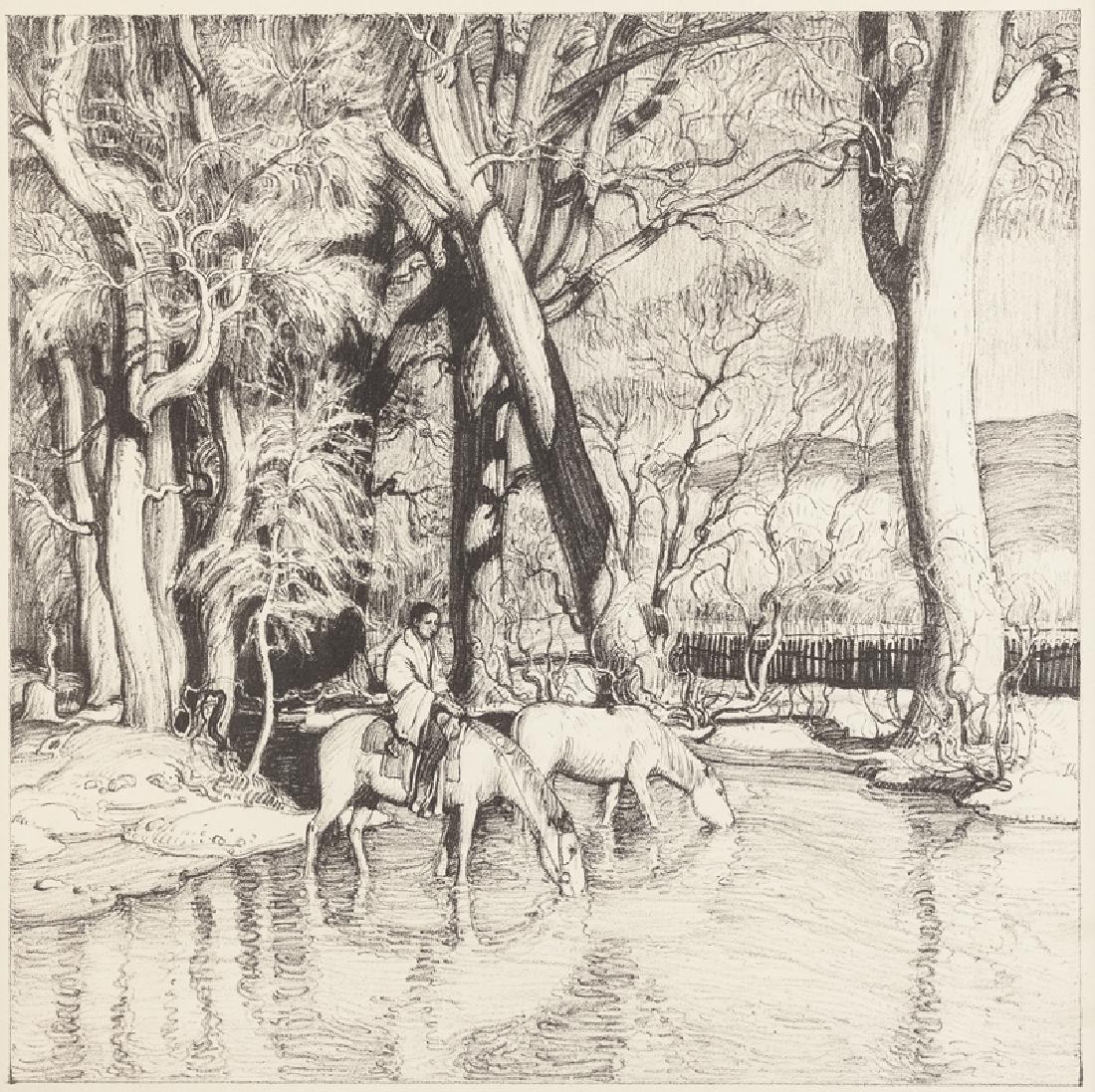 Ernest Martin Hennings (1886 - 1956 Taos, NM) (1 of 3)