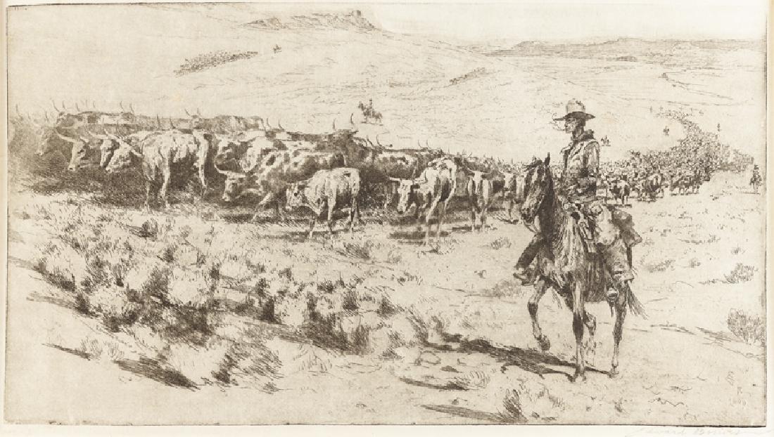 Edward Borein (1872 - 1945 Santa Barbara, CA) (1 of 4)