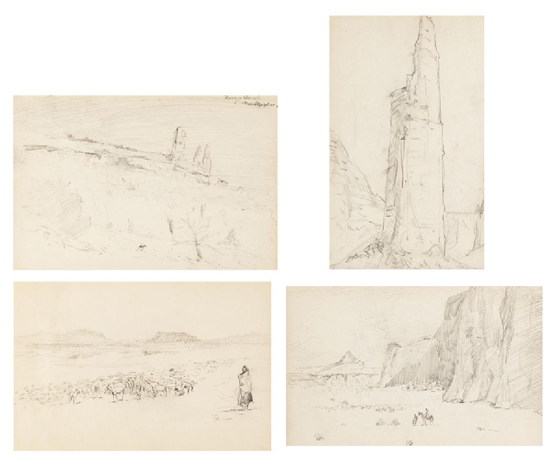 Edward Borein (1872 - 1945 Santa Barbara, CA) (1 of 3)