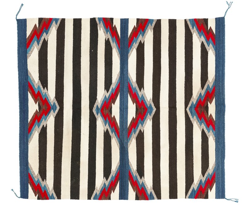 A Navajo third phase chief's blanket-style rug (1 of 3)