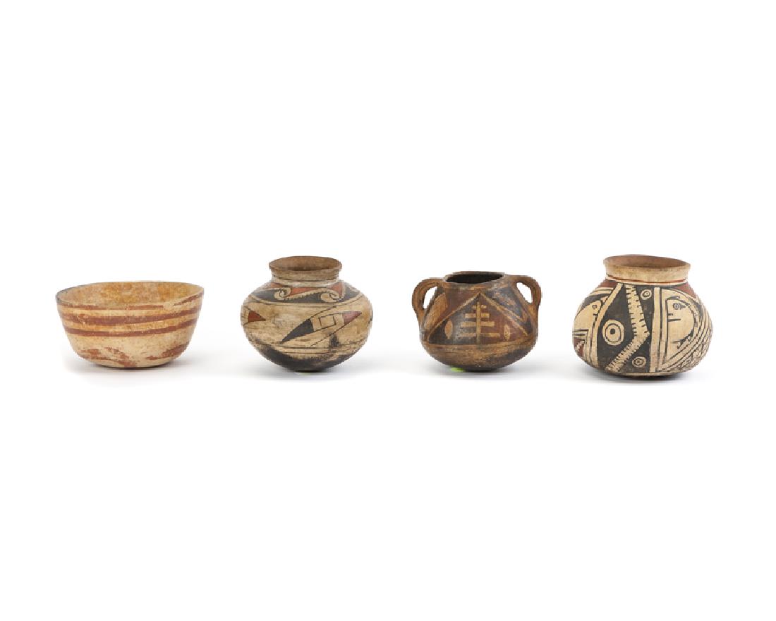Four Casas Grandes and Mimbres pots (1 of 2)