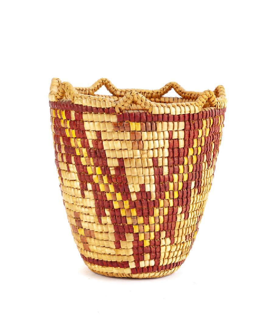 A Klickitat polychrome basket by Netti Kuneki (1 of 3)