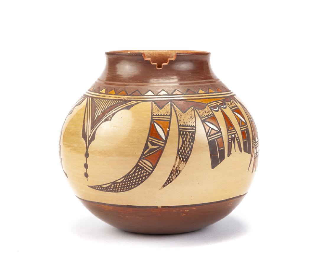 A Nathan Begaye (1958 - 2010 Navajo/Hopi) pottery vase (1 of 3)