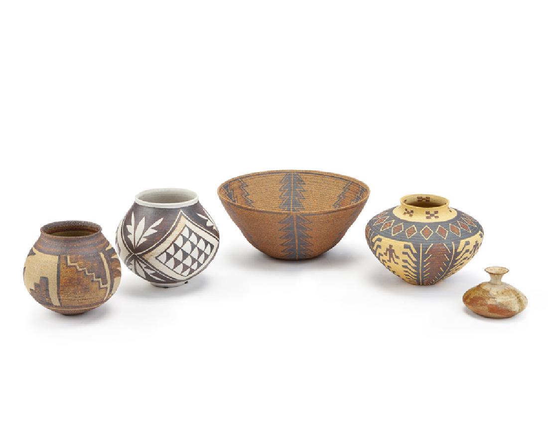 A group of David Salk art pottery (1 of 3)