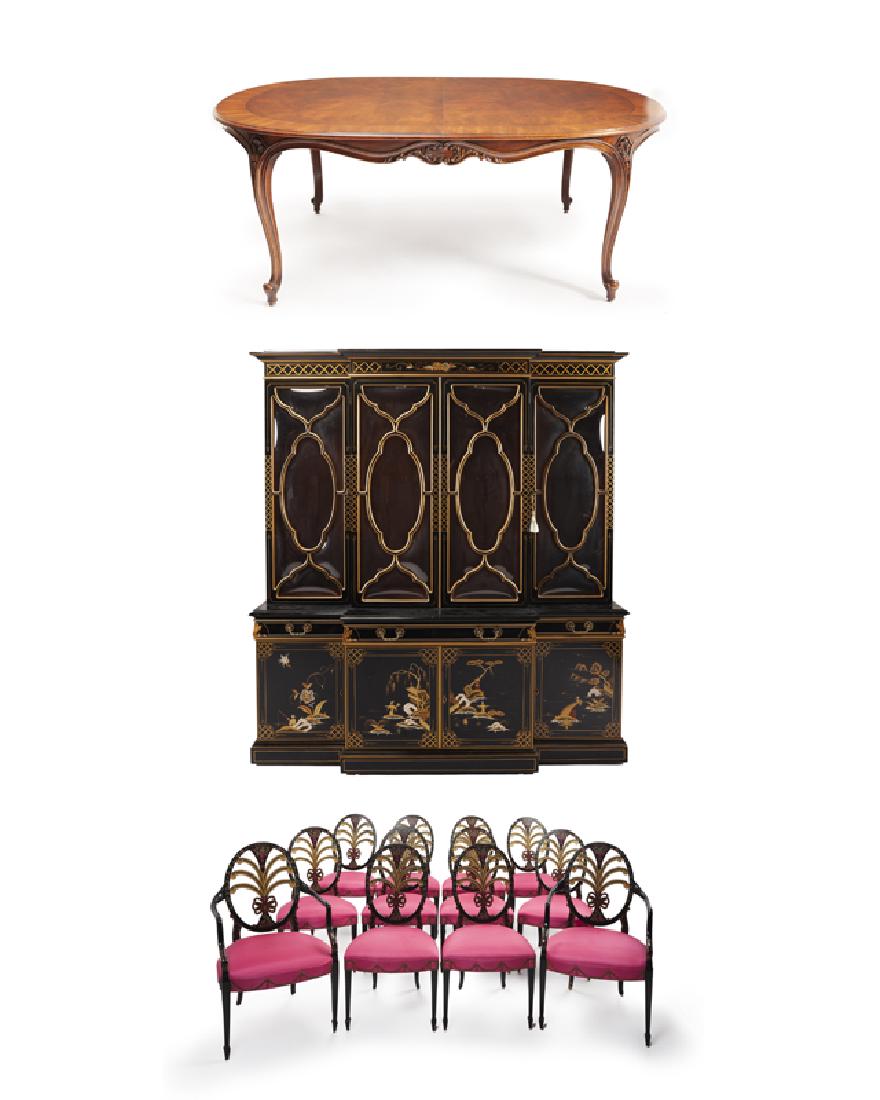 An Orientalist dining room set, Karges (1 of 9)