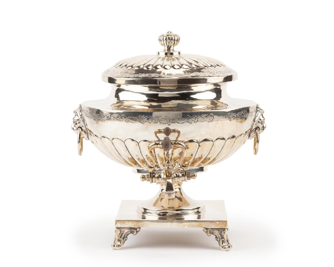 A sterling silver hot water urn (1 of 3)