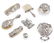 An Unger Brothers sterling silver vanity set