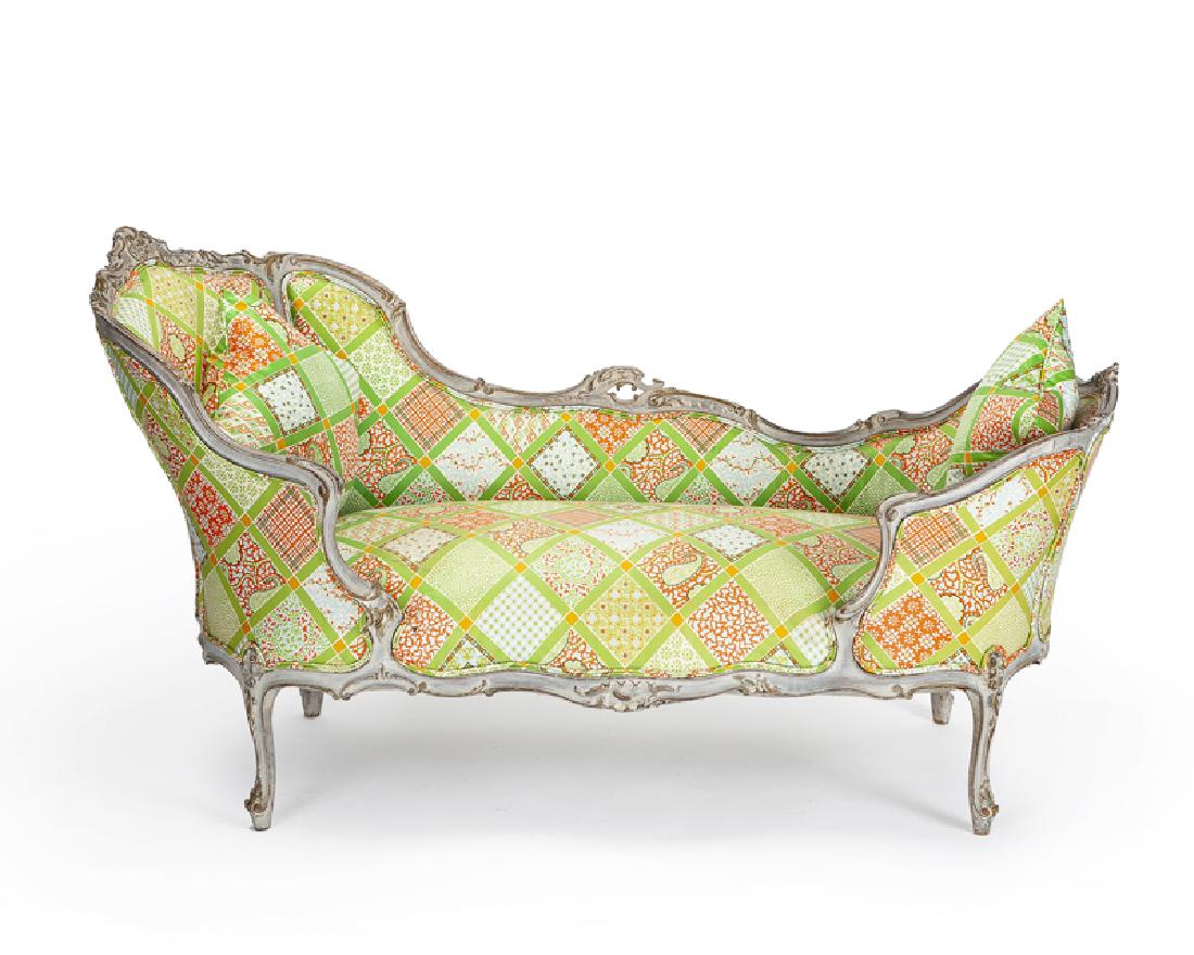 A Louis XV-style chaise lounge (1 of 2)