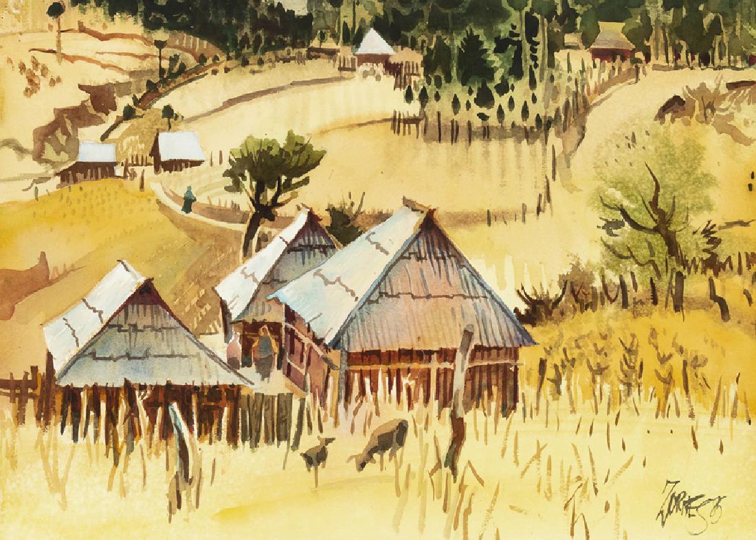 Milford Zornes NA (1908 - 2008 Claremont, CA) (1 of 4)