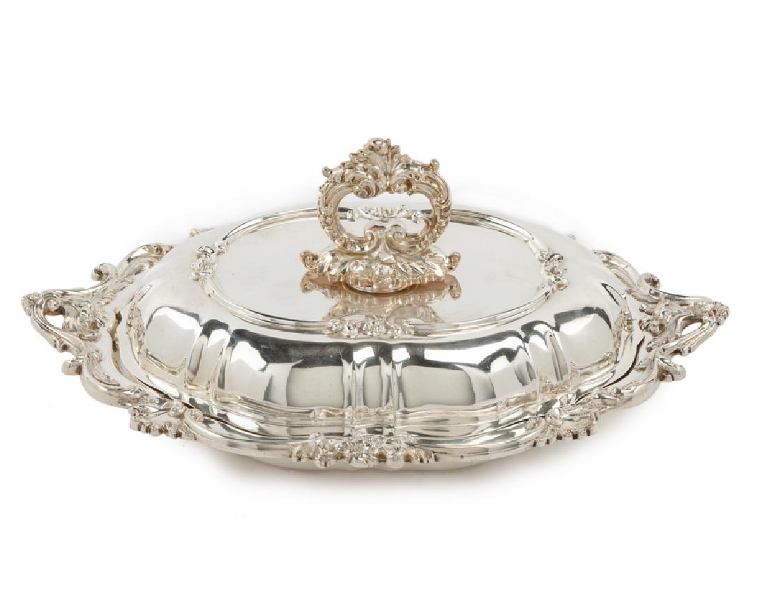 An Edwardian sterling silver tureen, Goldsmiths & (1 of 5)