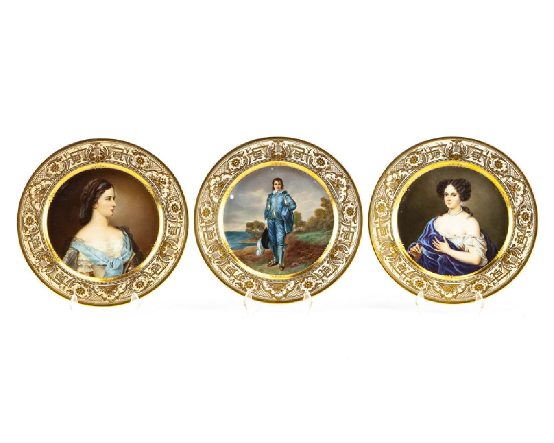 Three Rosenthal Bavaria cabinet plates (1 of 3)