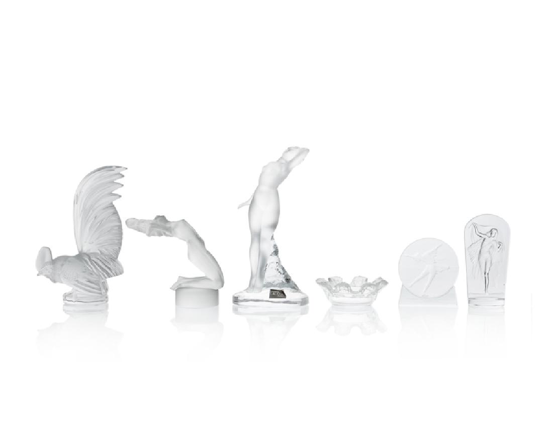 A group of Lalique art glass objects (1 of 5)