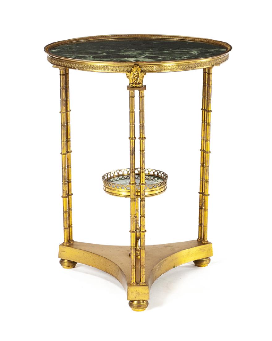 A brass gueridon table, Provasi (1 of 3)
