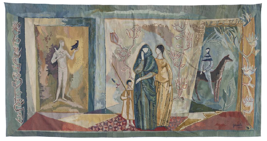 A Modernist Aubusson tapestry (1 of 10)