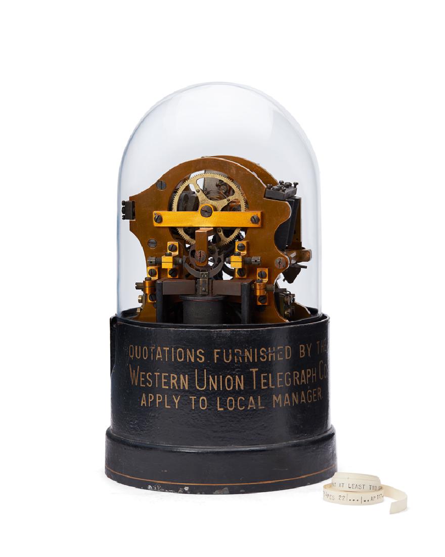 A Western Union ticker tape machine and JFK (1 of 3)