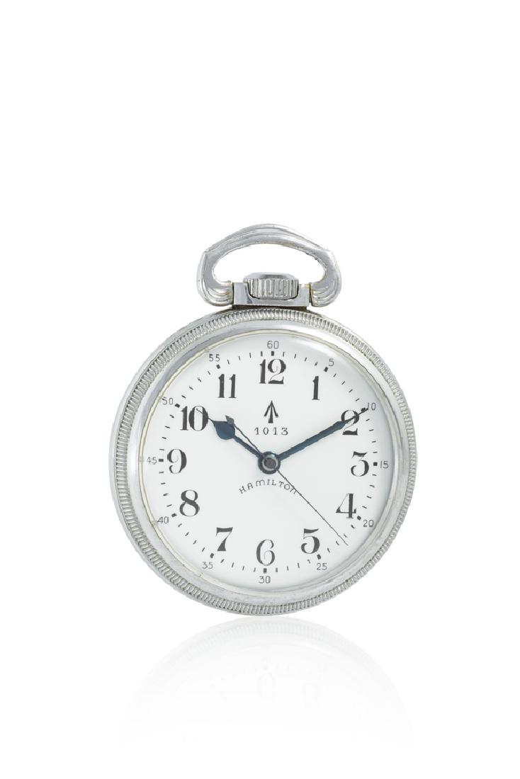 Hamilton Watch Co. Navigation Master pocket watch (1 of 3)