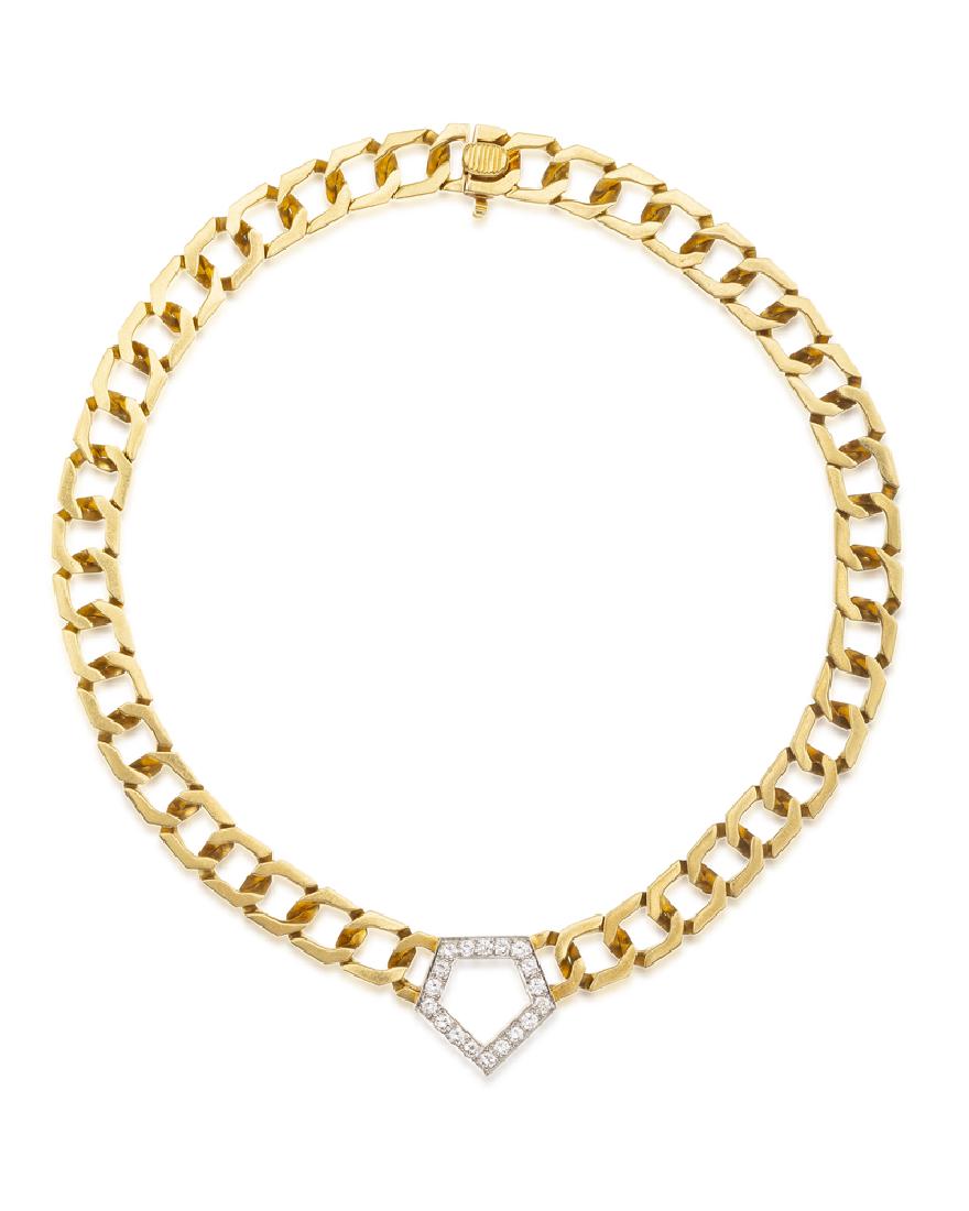 A diamond and gold necklace, Van Cleef & Arpels (1 of 3)