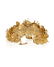 A gold flower cuff bracelet - 2
