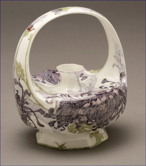 A Rozenburg Art Nouveau eggshell porcelain vase - 2