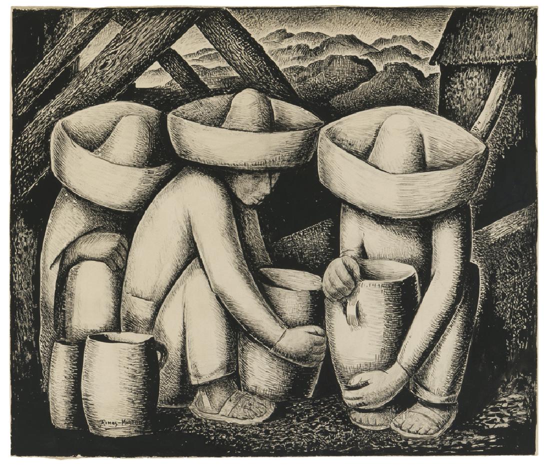 Alfredo Ramos Martínez (1871-1946 Mexican) (1 of 7)