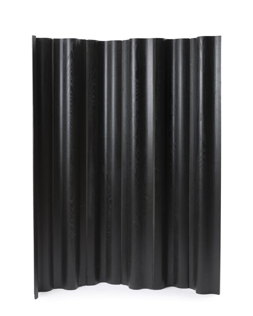 An Eames for Herman Miller ebonized panel screen (1 of 3)