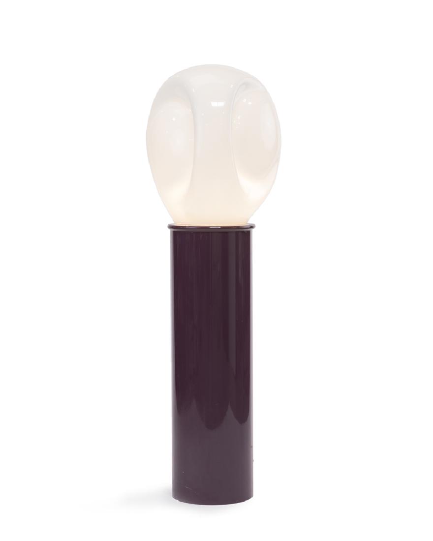 An Italian glass and acrylic floor lamp (1 of 1)