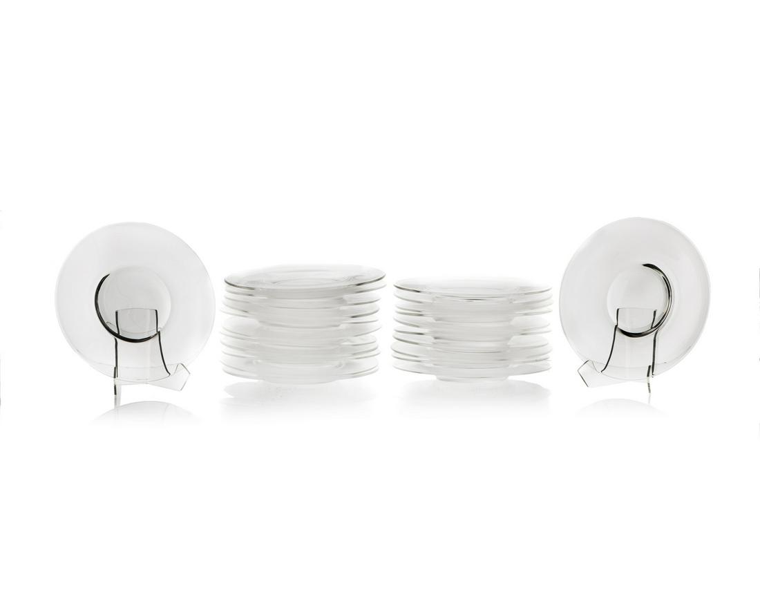 Twenty-three Steuben salad/dessert plates (1 of 4)