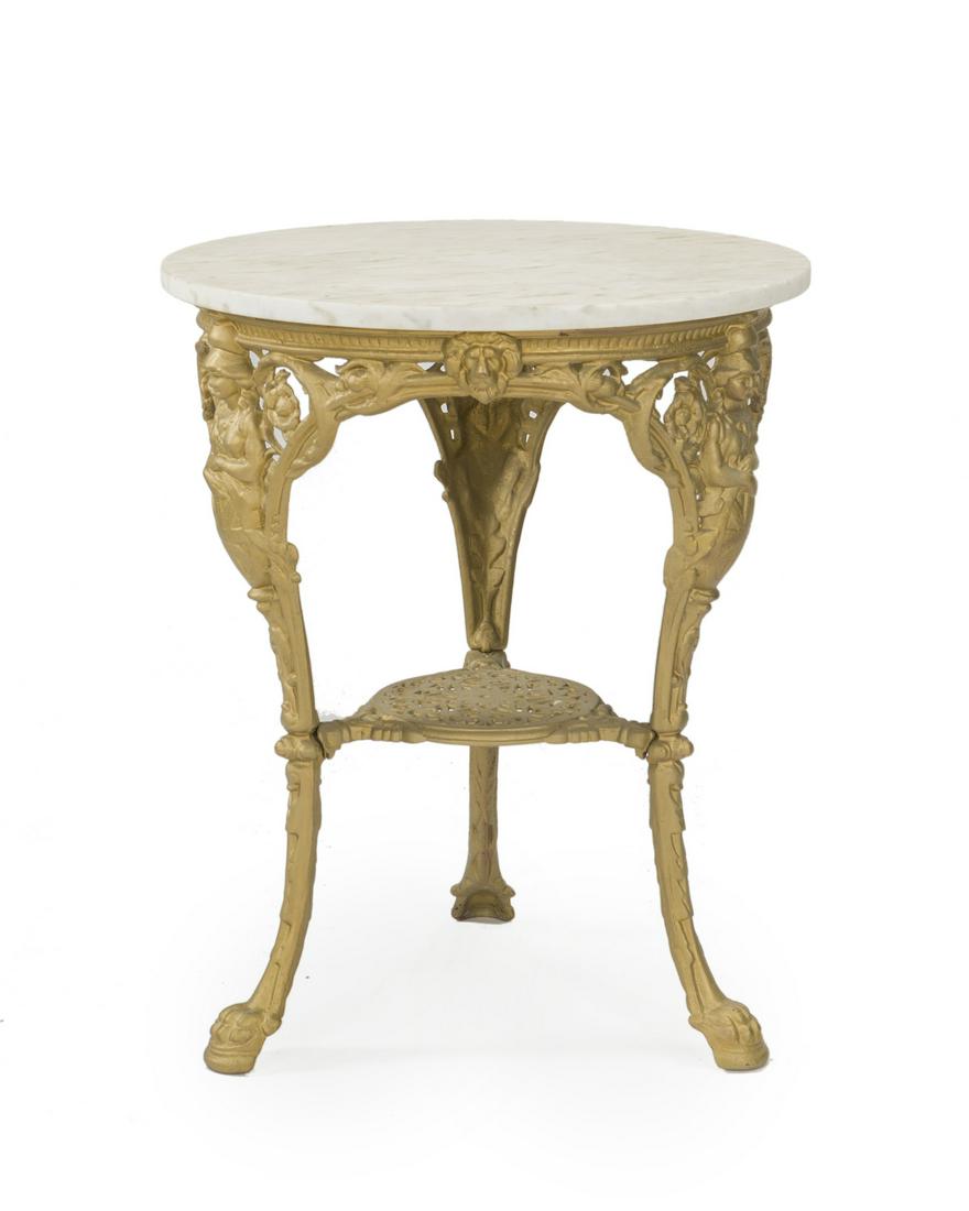 A cast iron bistro table (1 of 2)