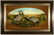 1078: A shadow box trophy of a pair of prairie grouse
