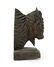 A chainsaw-carved wood bison head, Don Culp - 2