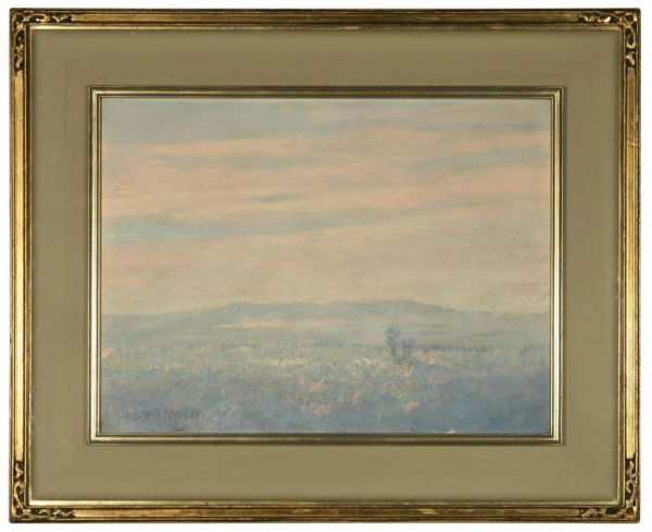 Jack Van Ryder (1899-1967): Arizona desert landscape, signed lower left: Jack Van Ryder, oil on canvasboard under glass, 12'' x 16'', est:$1500/2500