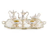 A Howard &amp; Co. New York sterling silver tea set