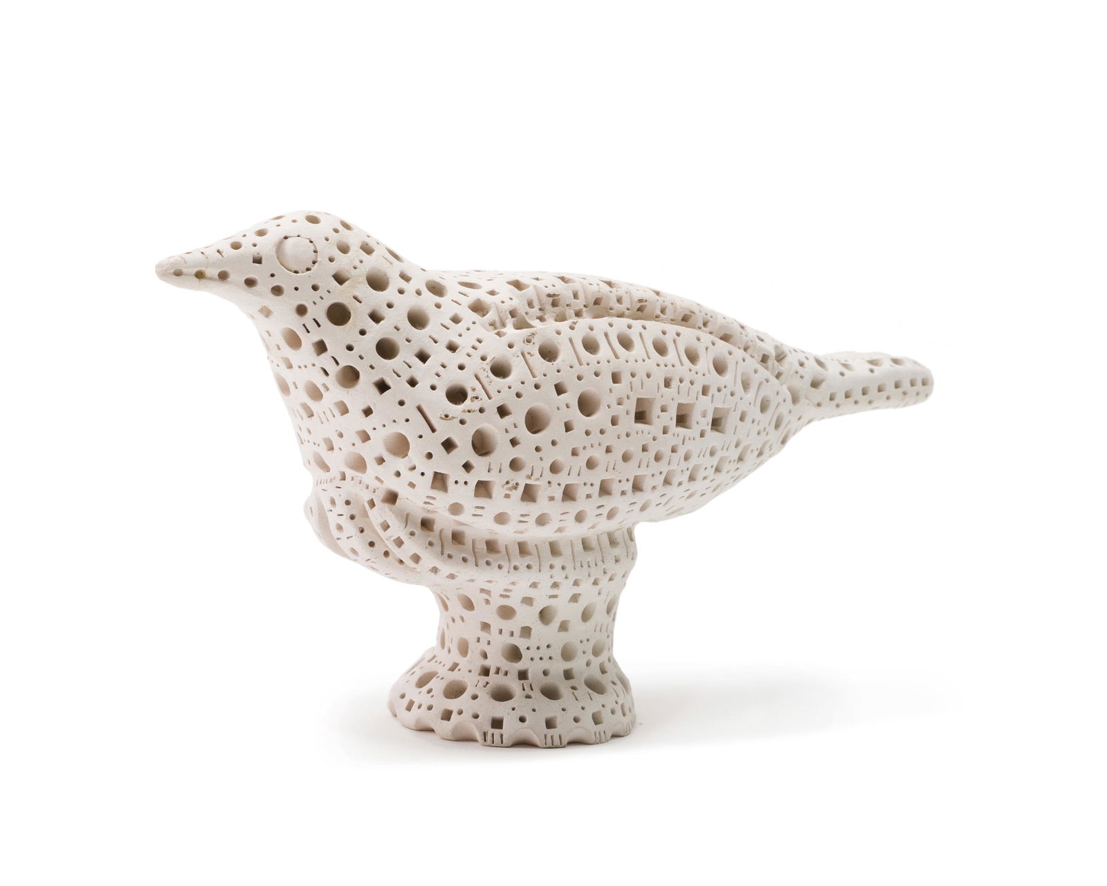 Alexander Ney (b. 1939): Bird, 1990 Ceramic Signed and dated: Alndr (c) 5.75" H x 10" W x 4" D