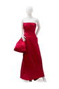 A Christian Dior New York strapless evening gown