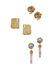 Three pairs of earrings
