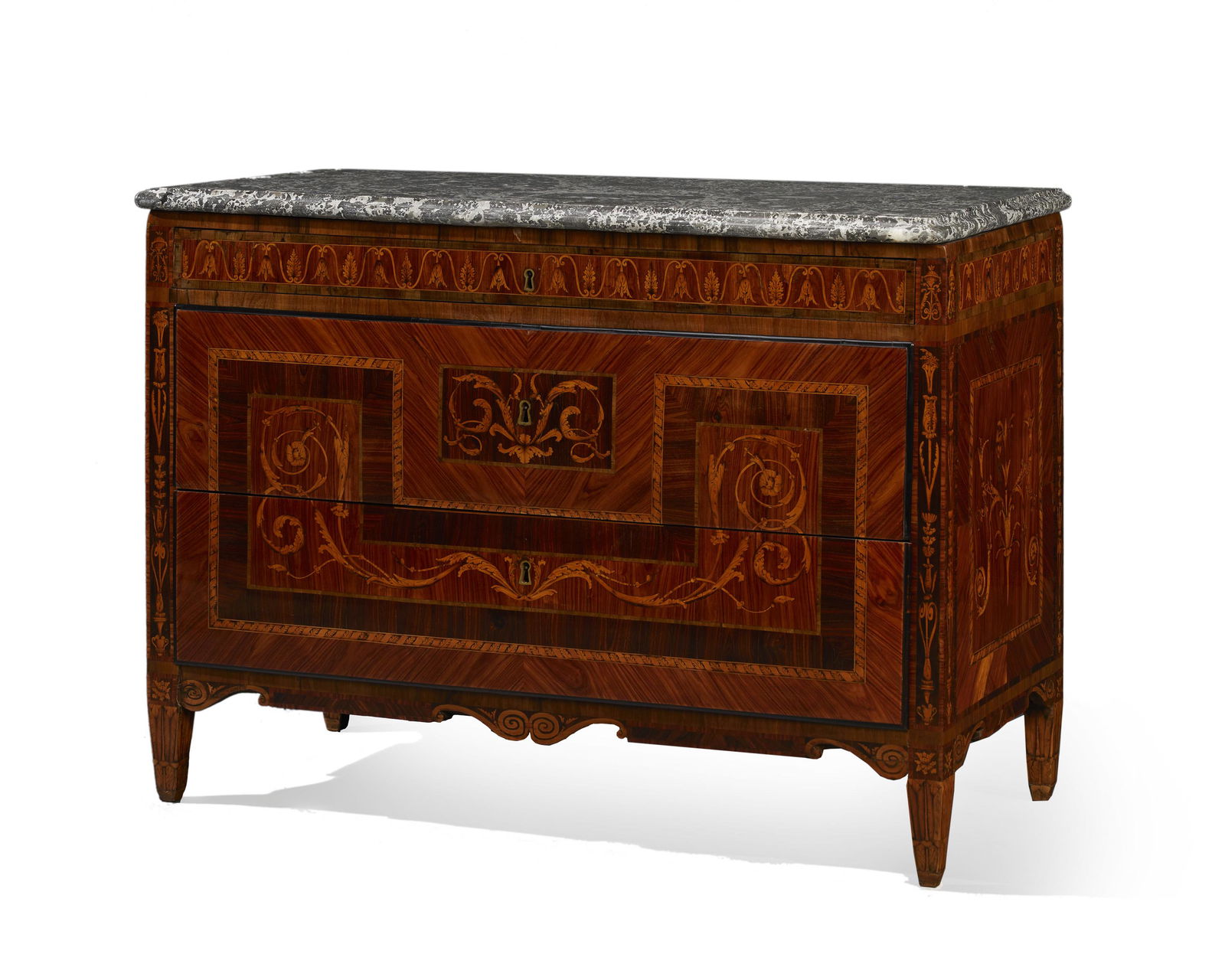 An Italian marquetry commode (1 of 1)