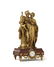 A Frederick Rotig gilt-bronze and rouge marble mantle - 2