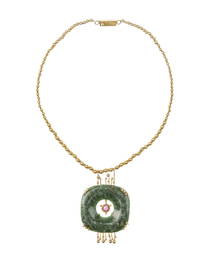 A William Spratling 18k gold gem-set necklace