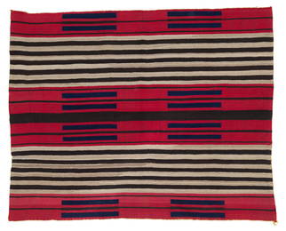 A Navajo Second Phase woman's chief's blanket