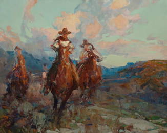 Frank Tenney Johnson NA (1874-1939 Los Angeles, CA)
