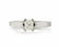 A radiant-cut diamond ring
