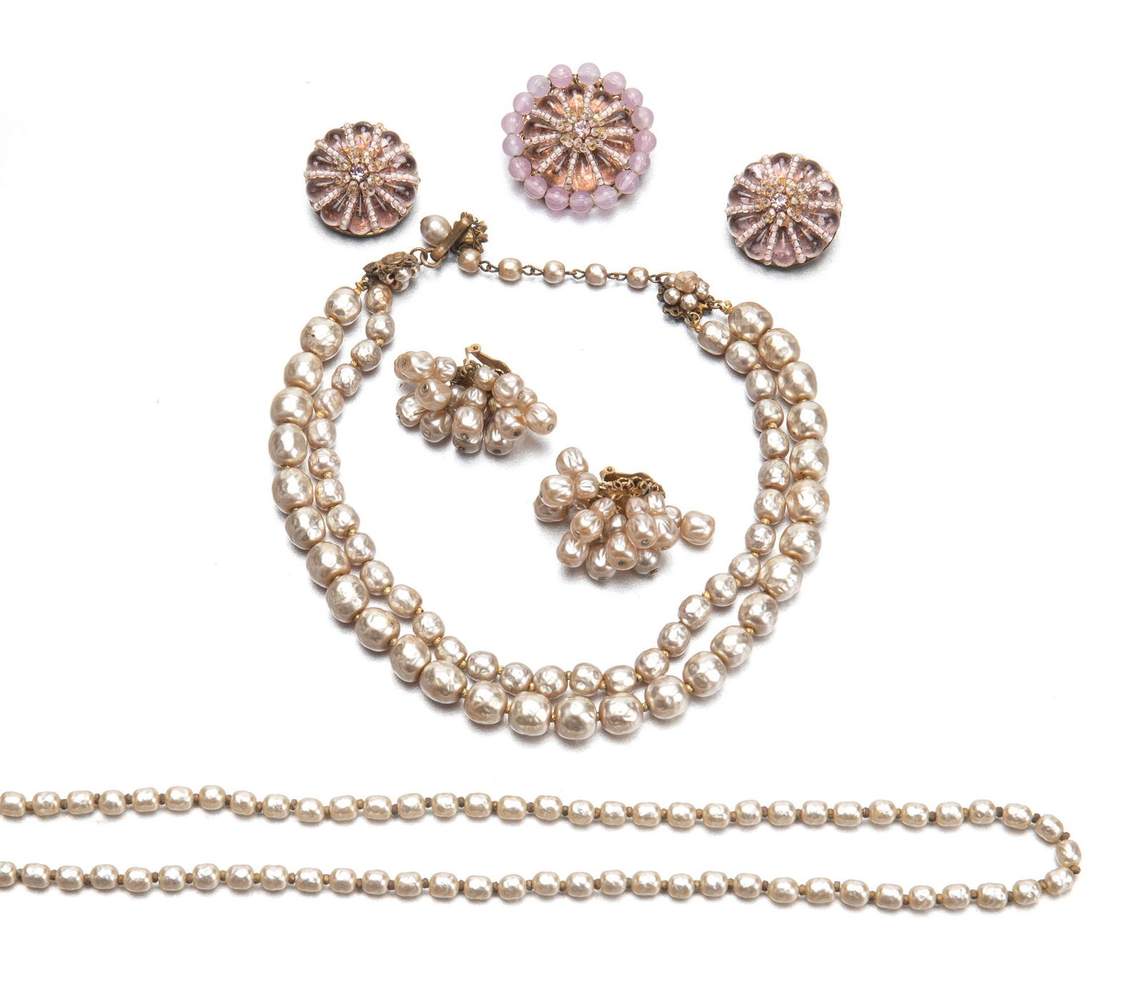 A group of Miriam Haskell jewelry (1 of 2)