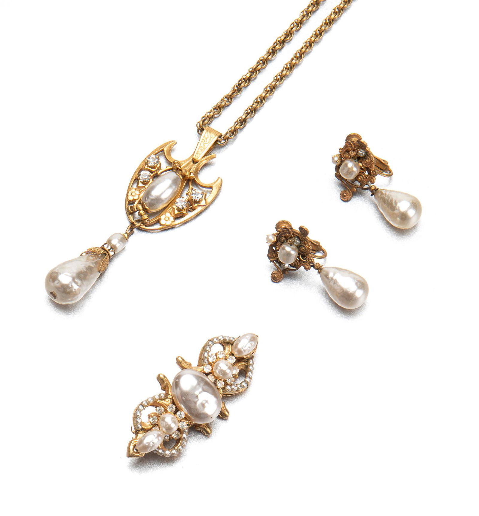 A group of Miriam Haskell costume jewelry (1 of 1)