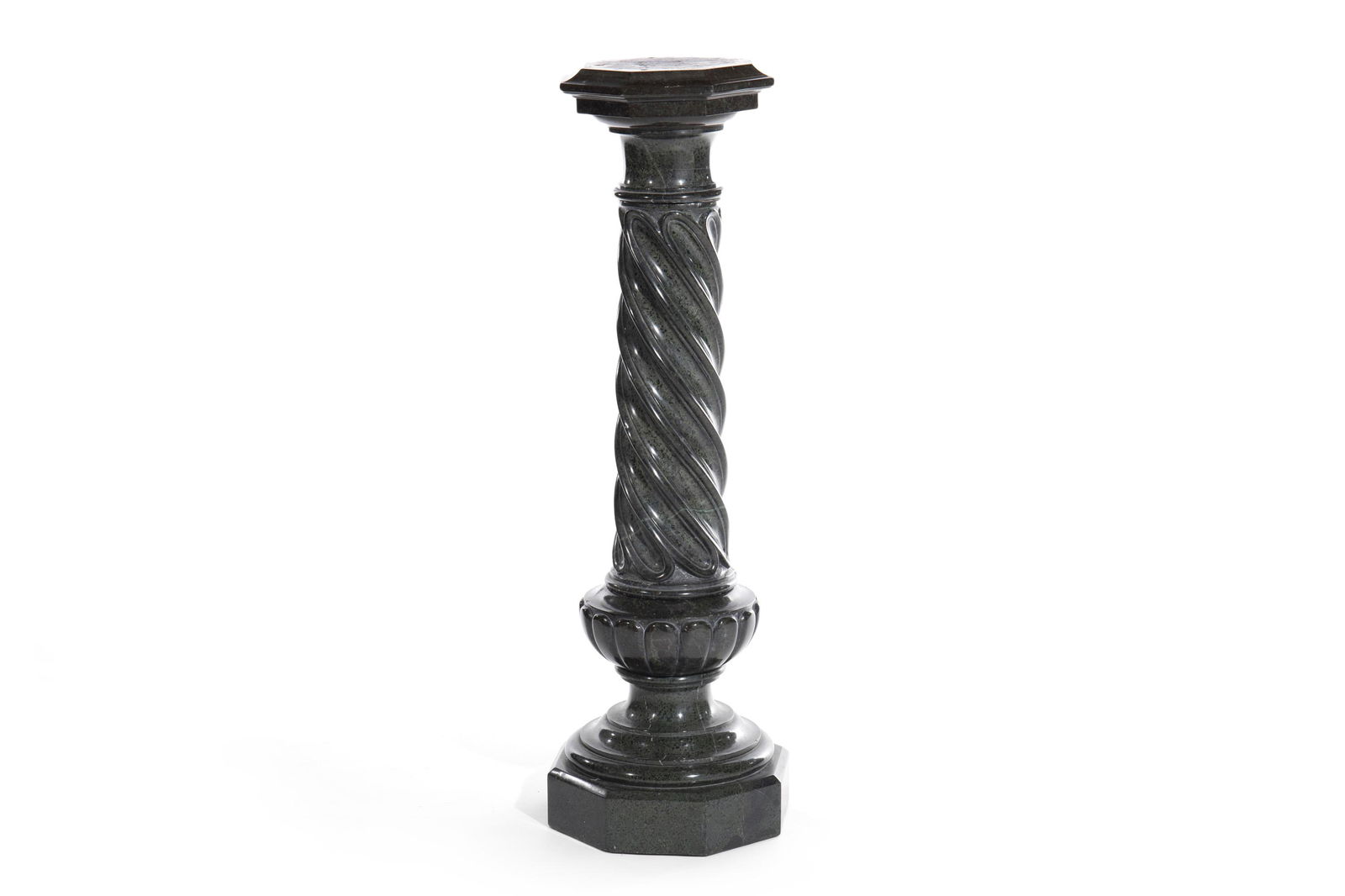 A green marble pedestal (1 of 2)
